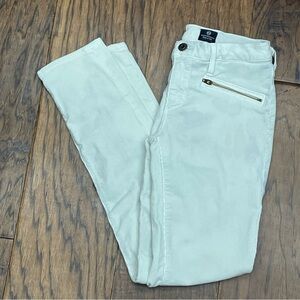 Adriano Goldshmied the Moto Stevie ankle white pants